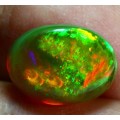 4.72ct Solid Play Welo Fire IF Cabochon Oval 14.00 x 10.00mm