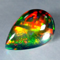 2.43 Ct. Fire Sparkling Natural Welo Solid Black Fire Opal