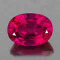 1.14 cts Natural Red Mozambique Ruby Oval Fire AAA 7x5 mm