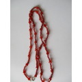 Beautiful -Genuine Red Carnelian Necklace