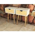 MID CENTURY MODERN, ONE DRAWER WOODEN SIDE TABLE!! *RETAILS FOR R1699*