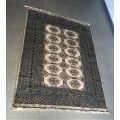 STUNNING GREY HAND-KNOTTED BOKHARA PERSIAN CARPET! 1800mm - 1330mm