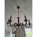 German Brass Chandelier