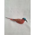 Southern Carmen Bee Eater Ornament - piece of Africa hand painted No78