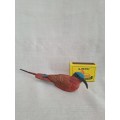 Southern Carmen Bee Eater Ornament - piece of Africa hand painted No78