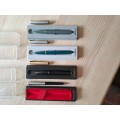 Lot of 3 Parker Fountain Pens and 1 Parker Pencil