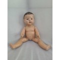 Antique Composition Doll - painted eyes - 41cm