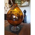 Absolutely Stunning Large Amber Vase. Stands 40 cm Tall