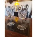 Stunning Pair Of Waterford Crystal. Acid Etched
