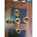 Stunning Five Tier Brass Candelabra.