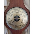 FREE SHIPPING!!!  Beautiful Mahagony Wood Barostar Hygrometer, Thermomoter and Barometer.