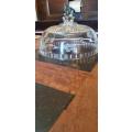 Stunning Cut Glass Cake Plate Cover