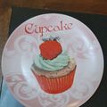 Cute Ceramic Cup Cake Cookie Plate