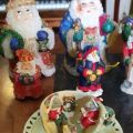 Beautiful Three Wismen Candles and Christmas Decor.