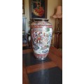 Beautiful Large 46 cm Tall Vintage  Satsuma Porcelain Vase