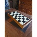 Backgammon/ Chess Combo Wooden Board Game