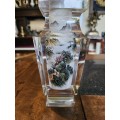 Inverted Art in Crystal Vase