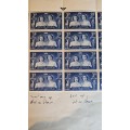 South African Stamp Sheet 1947