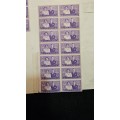Collection of South African Stamps Plus the 1/2 d Silver Jubilee