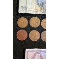 Collectable Union of South Africa Coins & Notes