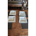 Beautiful Square 4 Place Setting