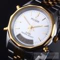 PULSAR **AUTHENTIC BRANDED GENTS TWO-TONE ANALOGUE AND DIGITAL 100m WATER RESISTANT WATCH