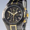 PULSAR *AUTHENTIC BRANDED 100m CHRONOGRAPH TWO-TONE WATCH **LAST ONE AVAILABLE