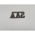 South African Army Artillery WWii shoulder title