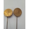 2 x SANGSU Republiekfees 1966 pin badges
