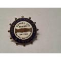 Vintage Locomotive Enginemen & Firemen Mutual Aid society button badge
