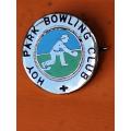Hoy Park Bowling club pin badge