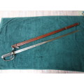 BRITISH 'ROYAL ARMY SERVICE CORP' OFFICER'S SWORD - GEORGE V CYPHER - PLEASE SEE IMAGES FOR DETAIL