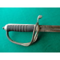 BRITISH 'ROYAL ARMY SERVICE CORP' OFFICER'S SWORD - GEORGE V CYPHER - PLEASE SEE IMAGES FOR DETAIL