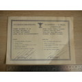 SWAPO SAFE PASS - SIGNED BY BRIG AJM JOUBERT O/C SECTOR 10 - LATER O/C. SPECIAL FORCES -