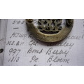 SILVER WAR BADGE SA8035 - ROLL CONFIRMS RECIPIENT AS ALBERT BEEBY - SOUTH AFRICAN FIELD ARTILLERY