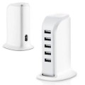 20W 5 USB Power Adapter Charger Socket Charging Dock for Smartphones Tablets
