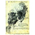 Atomic Fish by Surrealist Pioneer Ras Steyn [MFA] - 297mmx420mm - Signed Luxury Gloss Print 1/3
