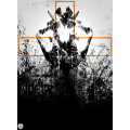 ` Skeleton Cross Junction ` by SA Surrealist Ras Steyn - 800MMX1100 - Premium Canvas 2/2Ed.