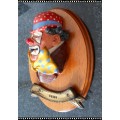 Grigo the Clown - Resin Cast Bust - DE BEER - Hand-Painted - Made in England - Gorgeous Piece