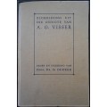 BLOEMLESSING UIT DIE GEDIGTE VAN A.G. VISSER - VAN SCHAIK - 1960 - Hardeband***