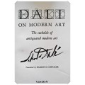 DALI - On Modern Art - Large Hardback - VISION PRESS - Very Good Condition - (No Dustjacket)