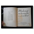 Making an Etching by Levon West - Hardcover with Full Plates - 1932 - London - The Studo Ltd.