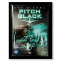 PITCH BLACK - Science Fiction Horror - UNIVERSAL PICTURES - Disc and Cover VG+ Like New