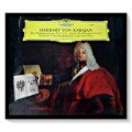 BACH: German Philharmonic Orchestra - Herbert Von Karajan - LP Cover & Record in Very Good Condition