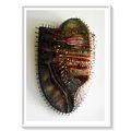 DEADLY DECORUM presents: The Mysterian Mask - 400MM X 320MM X 120MM (Colour Ceramic Mask)