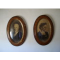 PAIR OF VINTAGE FRAMED PHOTOGRAPHS OF 'OUBAAS & OUMA SMUTS' ~ Personal Collection Only!!!