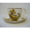 VINTAGE ALFRED MEAKIN 'THE HAYRIDE' TEA DUO c1945+ (1 of 2 Available)