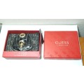 BRAND NEW `GUESS - MARCIANO` LUXURY 3 FOLD WALLET WITH LAMINATED LEATHER.