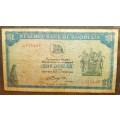 WELL CIRCULATED 14th April 1978 RHODESIA ONE DOLLAR NOTE.