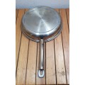 Demo Stock - HEAVY BOTTOM CHEF STAINLESS STEEL FRYING PAN.